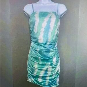 Fashion Nova Malia Tie Dye Mini Dress (527)
